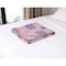Homeroots 50" X 70" Blue And Pink Floral Cotton Quilted Kantha Throw Blanket with Embroidery 544528 - alternate 2