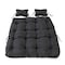 Leisuremod 2-Person Hanging Egg Chair Cushion, Weather-Resistant, Headrest & Zippered Cover ES52C-CH - alternate 2