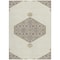 Homeroots 3' X 5' Ivory Beige And Gray Oriental Washable Indoor Outdoor Area Rug 598202 - alternate 2
