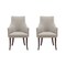 Manhattan Comfort Connie Dining Armchair in Light Grey - Set of 2 2-DC095AR-LG - alternate 2