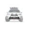 Warn Grille Guard 1Piece; Powder Coated; Black; Steel; With Brush Guards; 2 In Diameter Cross Bars 106236 - alternate 2