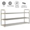 Home-Complete Free Standing Shoe Racks Set of 2 Three-Tier Shoe Organizer Shelves with Space for 36 Pairs Total SH-BUND223 - alternate 2