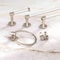 Gatco Clarion Towel Ring, Crystal-Clear Acrylic/Polished Nickel 5722 - alternate 2