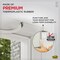 M-D Building Products Building Products 81'' Premium Rubber PLATINUM Top & Sides Door Seal for Doors W/ Kerf/Channel White 43346 - alternate 2