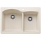 Blanco Diamond 1-3/4 Bowl Dual Deck, Soft White 443063 - alternate 1