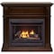 Bluegrass Living Vent Free Natural Gas Fireplace System, 26,000 BTU, Remote Control, Walnut Finish B300RTN-4-W - alternate 1