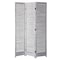 Homeroots 71" White Folding Three Panel Screen Room Divider 342752 - alternate 2