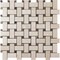 Apollo Tile Ivory Beige 12x12 Crema Marfil, Emperador Dark Floor and Wall Mosaic Tile 5 sqft/case, 5PK APLVL88B27A - alternate 1