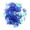 Homeroots Blue And Green Round Reflective Fire Pit Glass 479096 - alternate 1
