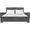 Homeroots Three Piece Charcoal Solid and Manufactured Wood Bedroom Set 569380 - alternate 2