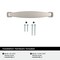 Amerock Franklin 3-3/4 inch (96mm) Center-to-Center Satin Nickel Cabinet Pull, 10PK 10VMP37051G10 - alternate 2