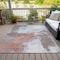 Homeroots 8' X 10' Taupe Copper And Ivory Abstract Washable Indoor Outdoor Area Rug 618499 - alternate 2