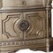 Homeroots 29" Champagne One Drawer Faux Marble and Solid Wood Nightstand With Storage 347125 - alternate 2