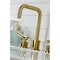 Kingston Brass Widespread Bathroom Faucet with Push Pop-Up Drain, Brushed Brass KS1457TKL - alternate 2