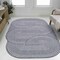 Jonathan Y Margot Modern Geometric Arch Stripe Cream/Navy 9 ft. x 12 ft. Indoor/Outdoor Shaped Area Rug SHP201C-9 - alternate 2