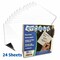 Flipside 5" x 5" White Dry Erase Stickables w/ Dry Erase Marker, 24PK 92255 - alternate 1