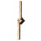 Cwi Lighting Contour Integrated LED 33in Sand Black Indoor-Outdoor Wall Light with Handcrafted Glass 1724W33-2-101-A - alternate 1
