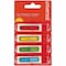 Universal FLAG, .47X1.77inPAGE, 140AST, 4PK UNV99004 - alternate 1