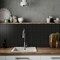 Apollo Tile Dune 12 in. x 12 in. Glossy Black Glass Mosaic Wall and Floor Tile 20 sq. ft./case, 10PK APLSA88BK901A - alternate 2
