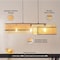 Vidalite Mazal 3-Light Pendant with Woven Wicker Shade, Stiched Velvet Detailing, Adjustable Hanging Height CE1009078 - alternate 2