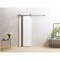 Sartodoors Barn Door 36 x 80 inches, Planum 0333 White Silk with Black Inserts and Frosted Glass, 6.6FT Silver PLANUM0333BD-S-WS-36 - alternate 1