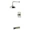Kingston Brass Single-Handle Pressure Balanced Tub and Shower Faucet, Polished Nickel KB6346BX - alternate 1