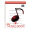 Roaring Spring Case of Music Wirebound Notebook, 12 Staves of Music Lines, 11"x8.5", 32 Sheets per book, PK24 15009cs - alternate 2