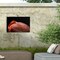Trademark Fine Art Outdoor Canvas Art - Natalia Rublina  'Melancholy Flamingo' Wall Art for Patios, or Gardens 1X29632-OC3047WR - alternate 2