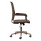 Homeroots Espresso and Bronze Adjustable Height Swivel Rolling Office Chair 556762 - alternate 2