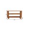 Homeroots 35in Brown Solid Wood Storage Bench With Shelves 723442 - alternate 2