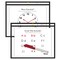 C-Line Products 9"x 12" Black Horizontal Vinyl Reusable Dry Erase Pocket, 30EA/BX, 5BX/CT 40711-BX - alternate 1
