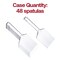 Smarty Had A Party Clear Disposable Plastic Large Serving Spatulas (48 Spatulas), 48PK 2653-CASE - alternate 2