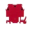 Square D Terminal Block, Not Applicable Pole, 60 A, 600 V AC/DC, 8 AWG, Red 9080GRR6 - alternate 2