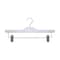Nahanco 14in White Equinox Acrylic Skirt/Pant Hanger, 12PK 91014RC50HU - alternate 1