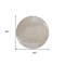 Homeroots 8' Beige And Ivory Round Geometric Washable Indoor Outdoor Area Rug 597603 - alternate 2