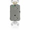 Leviton Receptacle, 20 A, 125V AC, Gray AGTR2-HGG - alternate 1