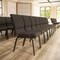 Flash Furniture Brown Dot Fabric Church Chair, PK4 4-FD-CH02185-GV-BNDOT-GG - alternate 2