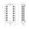 Viega Pureflow Manabloc Distribution Manifold Port S 36 D 0.5 Hot 14 Cold 22 Polysulfone 49630 - alternate 2