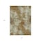 Homeroots 10' X 14' Terra Cotta And Beige Abstract Washable Indoor Outdoor Area Rug 630716 - alternate 2