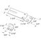 Prime-Line Door and Gate, Safety Hasp Hinge Latch with Fixed Staple 1-3/4 inch with Screws, Brass Plated U 117016 - alternate 2