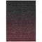 Homeroots 3' X 5' Merlot And Charcoal Abstract Washable Indoor Outdoor Area Rug 588948 - alternate 2