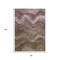 Homeroots 5' X 8' Taupe And Beige Abstract Washable Indoor Outdoor Area Rug 618185 - alternate 2