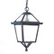 Homeroots Antique Bronze Glass Hanging Lantern Light 398017 - alternate 2