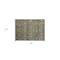 Homeroots 2' X 3' Blue and Orange Floral Washable Non Skid Indoor Outdoor Area Rug 564347 - alternate 2