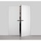 Sartodoors Modern Solid Double Hidden Door with Handle, Planum 0010 Primed with Black Hidden Frame 72" x 84" R PLANUM0010DHFB-PR-72 x 84-RH-O - alternate 1