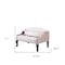 Homeroots Silver Velour Baby Grand Piano Storage Bench 469437 - alternate 2