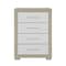 Global Furniture Usa Contemporary Emma Natural/White King Bed Group EMMA-NATURAL/WHITE-KBG - alternate 2
