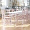 Flash Furniture HERCULES 10 Pack Child ' s Pink Resin Party and Event Chiavari Chair for Commercial & Residential Use 10-LE-L-7K-PK-GG - alternate 2