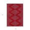 Homeroots 3' X 5' Red And Gray Geometric Washable Indoor Outdoor Area Rug 598782 - alternate 2