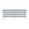 Amgood 18in D x 96in L Stainless Steel Table, Three Undershelves AMG WT-1896-3SH-Z - alternate 3